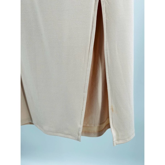 LULU'S sz M How I Feel Cream Cutout Bodycon Midi Dress NEW B53 - Picture 6 of 8